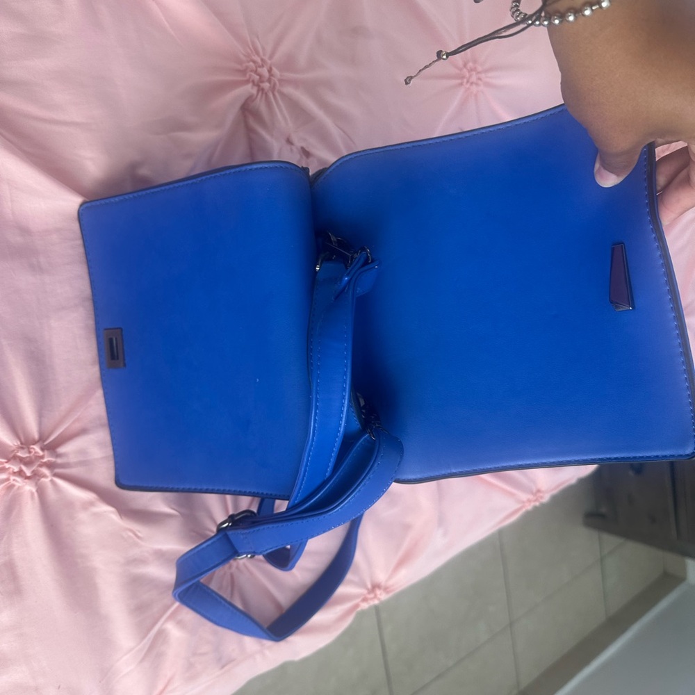 Vibrant Blue Crossbody Bag